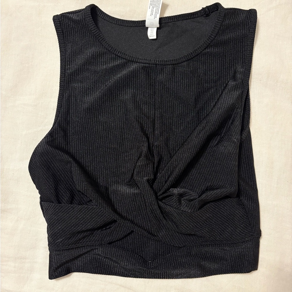 Black Sleeveless Women's Top